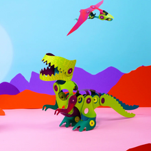 Load image into Gallery viewer, Clixo Magnetic Play: Dino Adventure