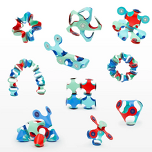 Load image into Gallery viewer, CLIXO Magnetic Play: Tiny &amp; Mighty 9 Piece Set - Marine