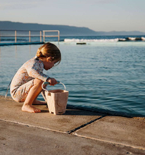 Load image into Gallery viewer, Coast Kids: Clovelly Castle Beach Bucket: Orange