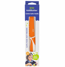 Load image into Gallery viewer, KiddiKutter Child Safety Knife: Orange