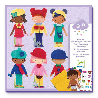 Djeco Soft Felt Character Dress Up Set
