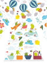 Load image into Gallery viewer, Djeco Children's PVC Umbrella: Frogs: On Sale