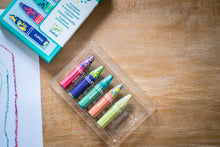 Load image into Gallery viewer, Djeco: 6 Multicoloured Flower Crayons