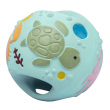 Load image into Gallery viewer, Tikiri: Ocean Blue Natural Rubber Grabbing Ball