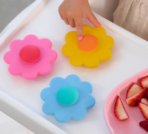 Annabel Trends: Silicone Daisy Spinner: Yellow