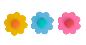 Annabel Trends: Silicone Daisy Spinner: Blue