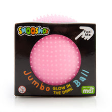 Load image into Gallery viewer, Smoosho&#39;s Jumbo Squish Ball - Glow in the Dark Spikey Ball