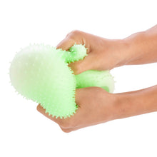 Load image into Gallery viewer, Smoosho&#39;s Jumbo Squish Ball - Glow in the Dark Spikey Ball