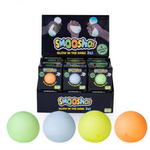 Load image into Gallery viewer, Smoosho's Glow in the Dark Squish Ball - Small