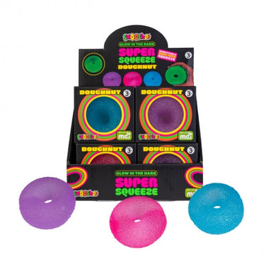 Smoosho's Super Squeeze Fidget: Doughnut Glow in the Dark