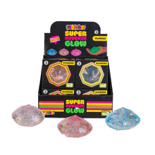 Load image into Gallery viewer, Smoosho's Sensory Super Squeeze Glow Fidget: Diamond