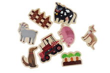 Load image into Gallery viewer, Wooden Magnet Play Set - Farm Animals