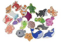 Load image into Gallery viewer, Wooden Magnet Play Set - Ocean Wonders