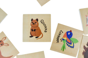Bush Buddies Wooden Memory Game: Australian Animal