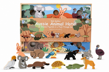 Load image into Gallery viewer, Wooden Aussie Animal Hotel