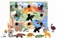 Load image into Gallery viewer, Wooden Aussie Animal Hotel