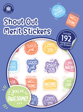 Load image into Gallery viewer, Shout Out Merit Sticker Book