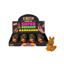 Load image into Gallery viewer, Smoosho's Super Squeeze Furry Pals Fidget: Kangaroo