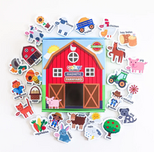 Load image into Gallery viewer, Curious Columbus: Magnetic Farm Animals 25 Piece Set: Pre-Order