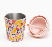 Load image into Gallery viewer, Chino Club: Mini Smoothie Cup &amp; Straw 200ml: Fruits
