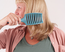 Load image into Gallery viewer, Happy Hair Brush Detangler Paddle Brush - Teal - The Sensory Studio