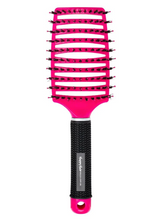 Load image into Gallery viewer, Happy Hair Brush - Fuscia Pink