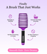 Load image into Gallery viewer, Happy Hair Brush - Silver