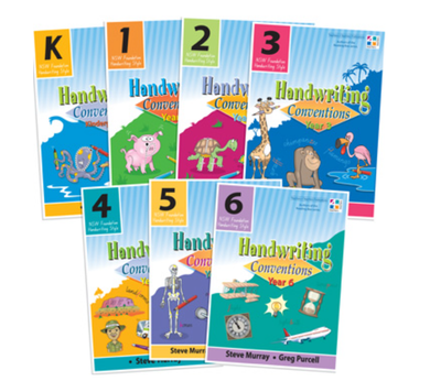 Handwriting Conventions Book Foundation Font: Kindergarten