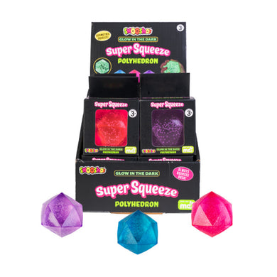 Smoosho's Super Squeeze Fidget: Polyhedron Glow in the Dark