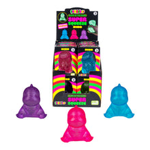 Load image into Gallery viewer, Smoosho's Super Squeeze Fidget: Dinosaur Glow (Pink/Purple)