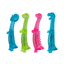 Load image into Gallery viewer, Smoosho's Super Squeeze Fidget: Stretchy Dino Glow in the Dark