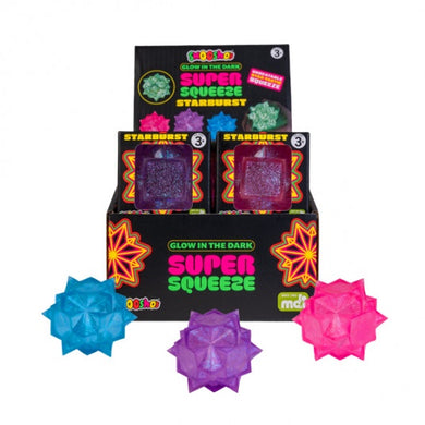 Smoosho's Super Squeeze Fidget: Starburst Glow in the Dark