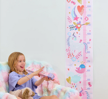 Load image into Gallery viewer, Annabel Trends: Kids Adhesive Height Chart - Mermaids