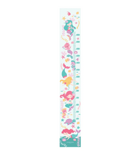 Load image into Gallery viewer, Annabel Trends: Kids Adhesive Height Chart - Mermaids