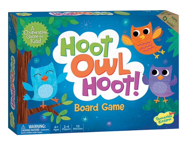 Peaceable Kingdom: Hoot Owl Hoot Co-Operative Board Game