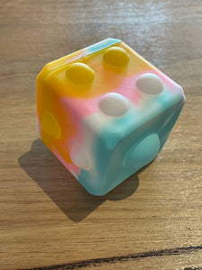 Pop it Bubble Dice: Assorted Colours