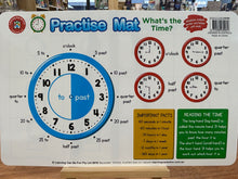 Load image into Gallery viewer, Practise Mat - What&#39;s the Time? - The Sensory Studio