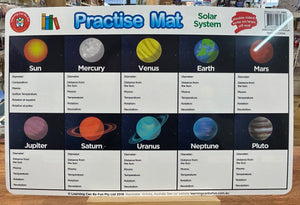 Practise Mat - Solar System