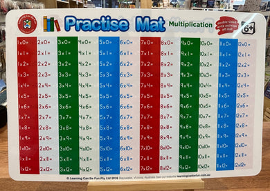 Practise Mat - Multiplication