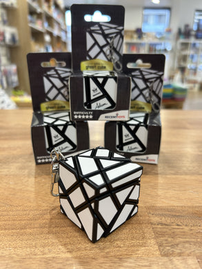 Mini Mefferts: Ghost Cube Puzzle Fidget Keychain