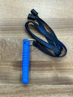 Chubuddy Chewable Tube Zilla & Neck Lanyard: Blue