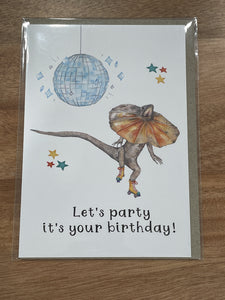 My Tiny Explorer - Let's Party Birthday Card