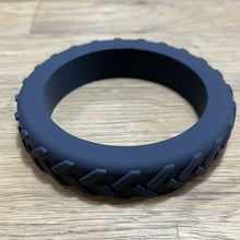 Load image into Gallery viewer, Chewigem Tread Bangle - Black (Large) - The Sensory Studio