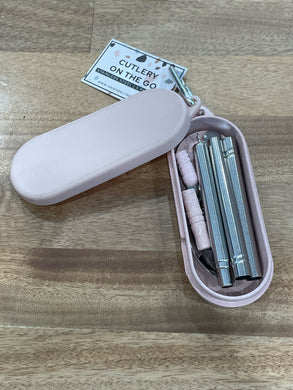 Annabel Trends Compact Cutlery on the Go: Pink