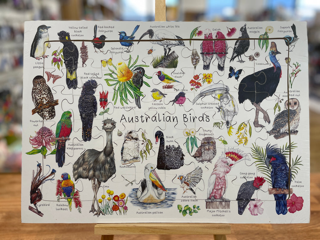 My Tiny Explorer - Wooden Jigsaw Puzzle: Australian Birds