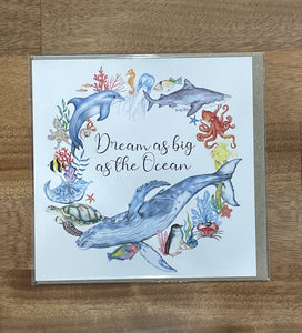 My Tiny Explorer - Dream as big as the Ocean Card