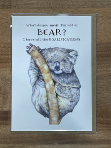 My Tiny Explorer - What do you mean I'm not a Bear? Card