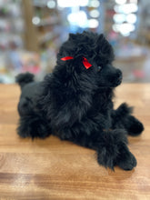 Load image into Gallery viewer, Ebony the Black Poodle Weighted Toy: 900 grams