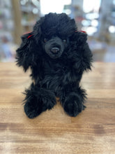 Load image into Gallery viewer, Ebony the Black Poodle Weighted Toy: 900 grams