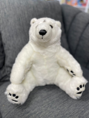 Ivory the Polar Bear: Weighted Toy - 2.4kg